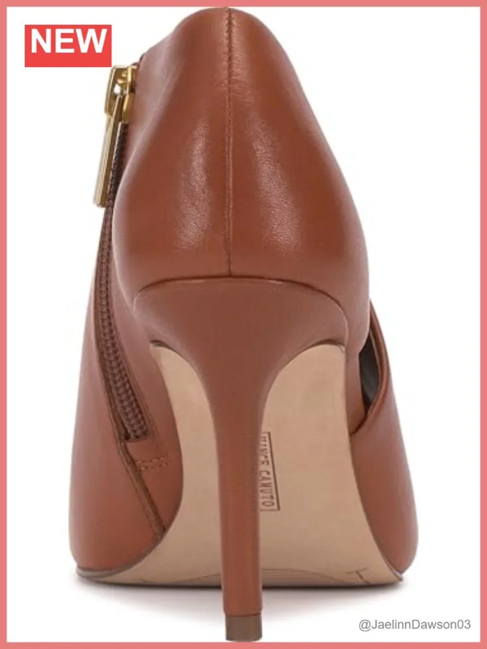 Vince Camuto Telemi D'Orsay High Heel Sandal Leather